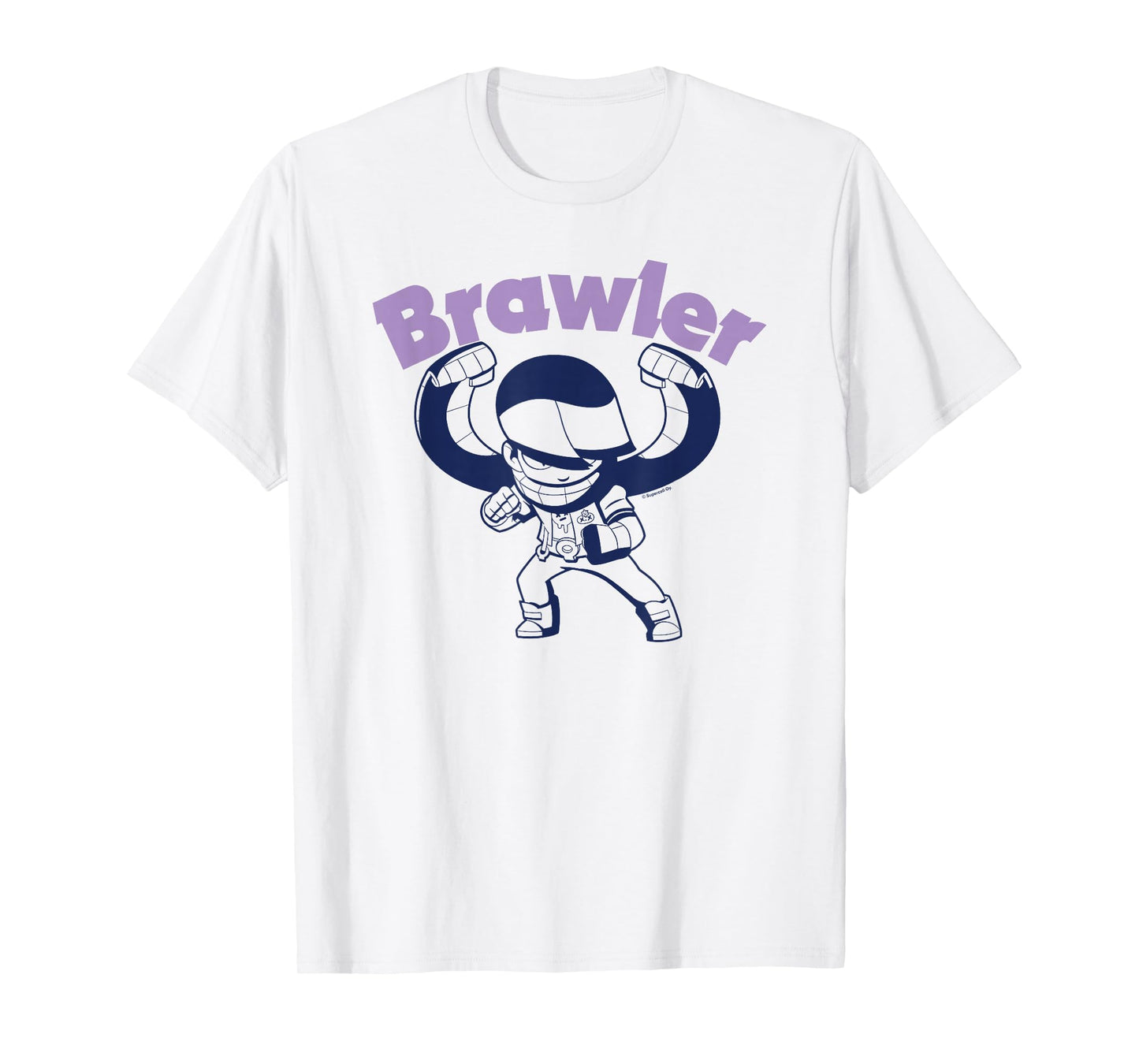 Brawl Stars Edgar The Legendary Brawler Combat Pose Line Art T-Shirt