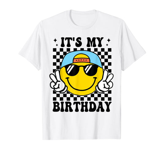 Bruh It's My Birthday Smile Birthday For boys T-Shirt