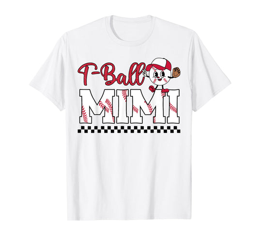 Tee Ball Mimi Leopard Funny Tball Mimi Mother's Day T-Shirt