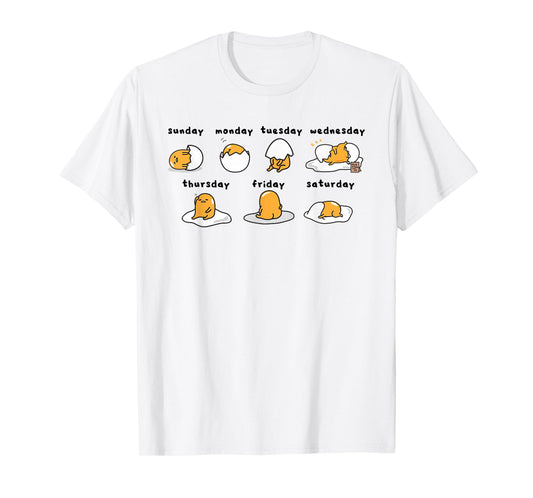 Gudetama Days of the Week T-Shirt
