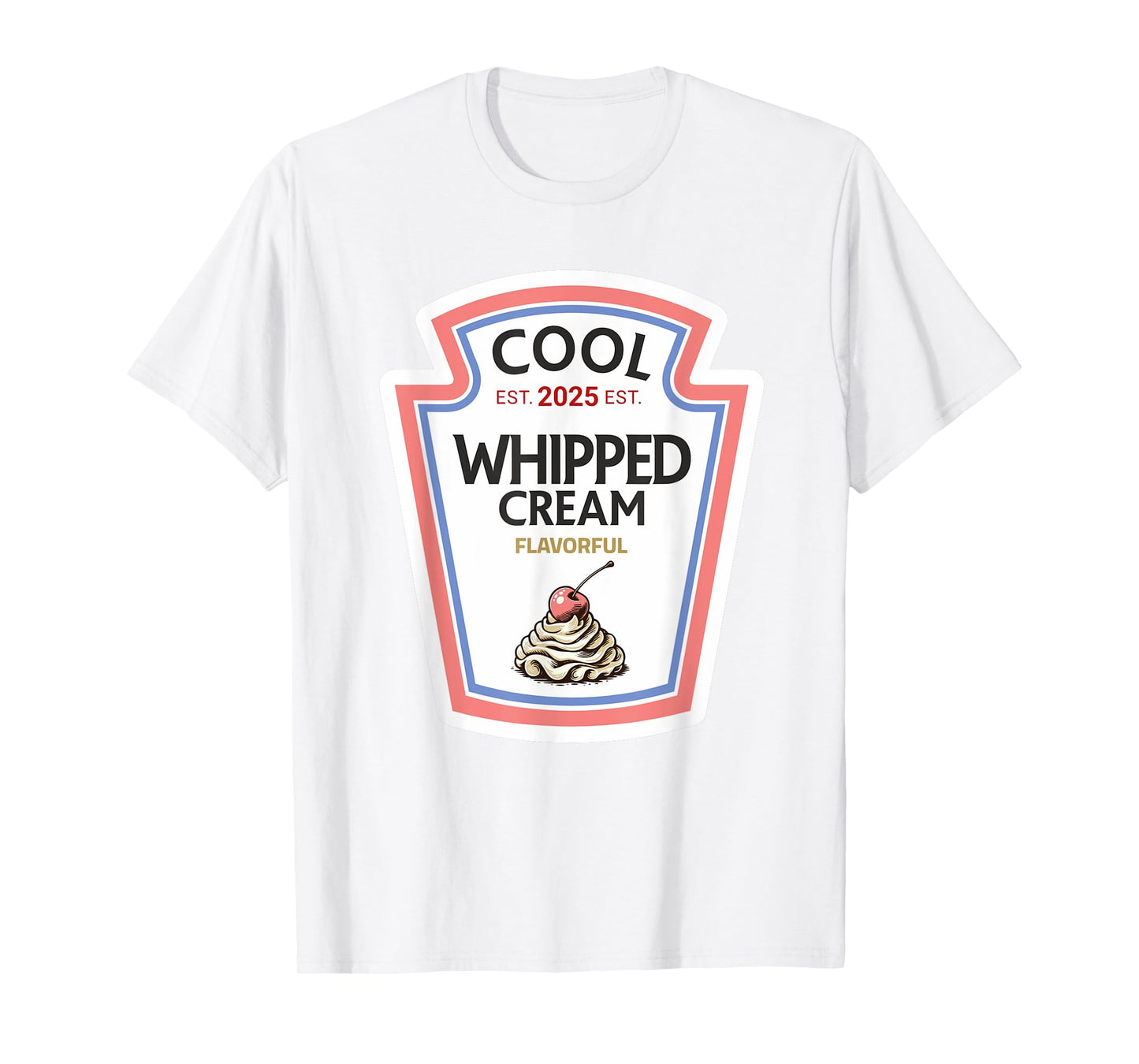 funny halloween shirt 2025 Gift Cool Whipped Cream DIY T-Shirt