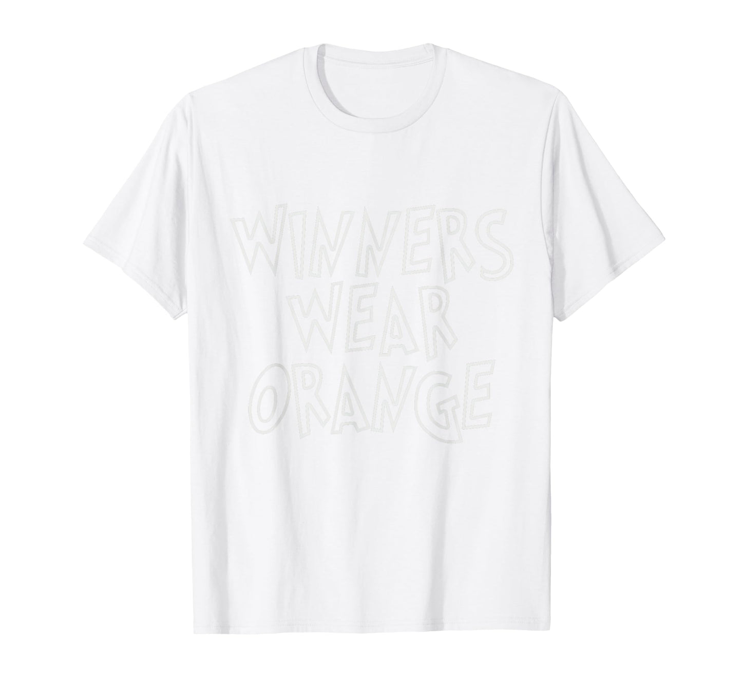 Winners Wear Orange Summer Camp Color war Orange Team Spirit T-Shirt