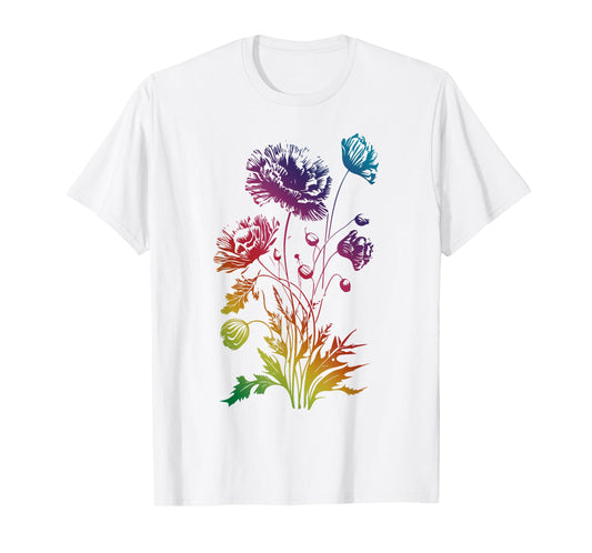 Poppies, spring bloomers, summer, flower, garden, outdoor Men Women Girls Kids T-Shirt