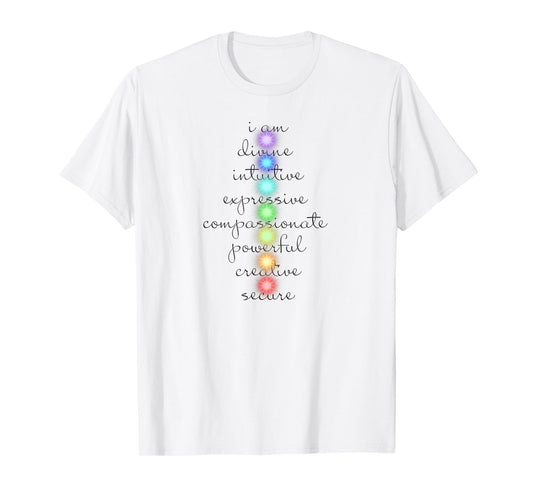 7 Chakras T-Shirts For Yoga Lovers T-Shirt