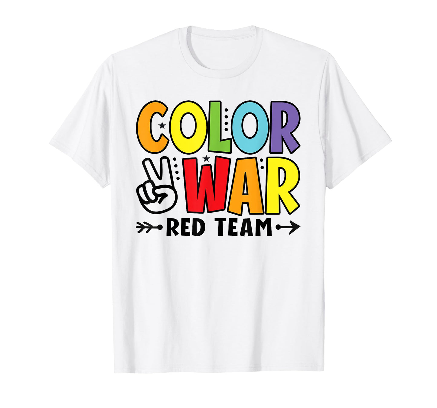 Color War Red Team Sleepaway Summer Camp Game T-Shirt