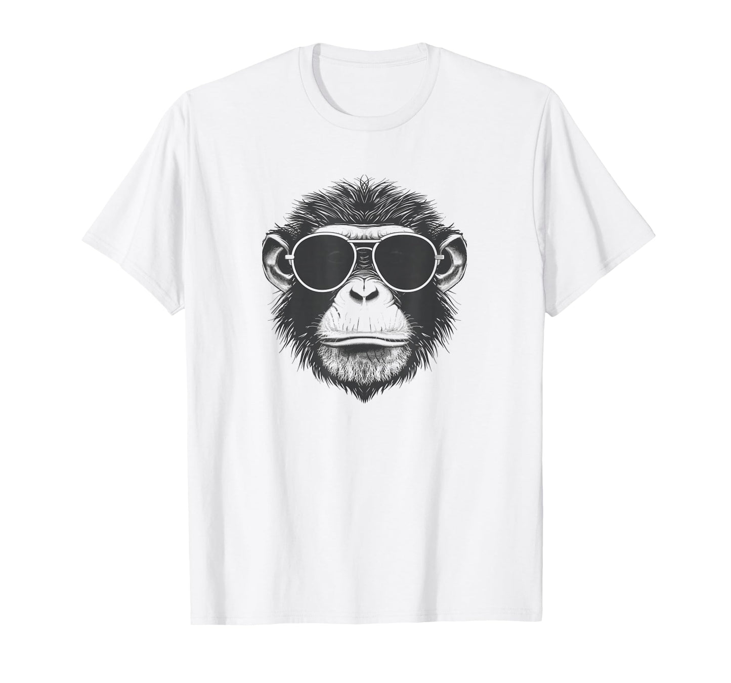 Cute Aviator Monkey for Men Women Girl Boy Funny Animal T-Shirt