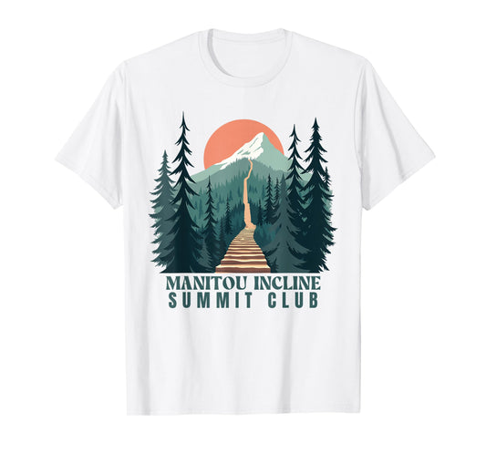 Manitou Incline Summit Club, Hiking Manitou Incline T-Shirt