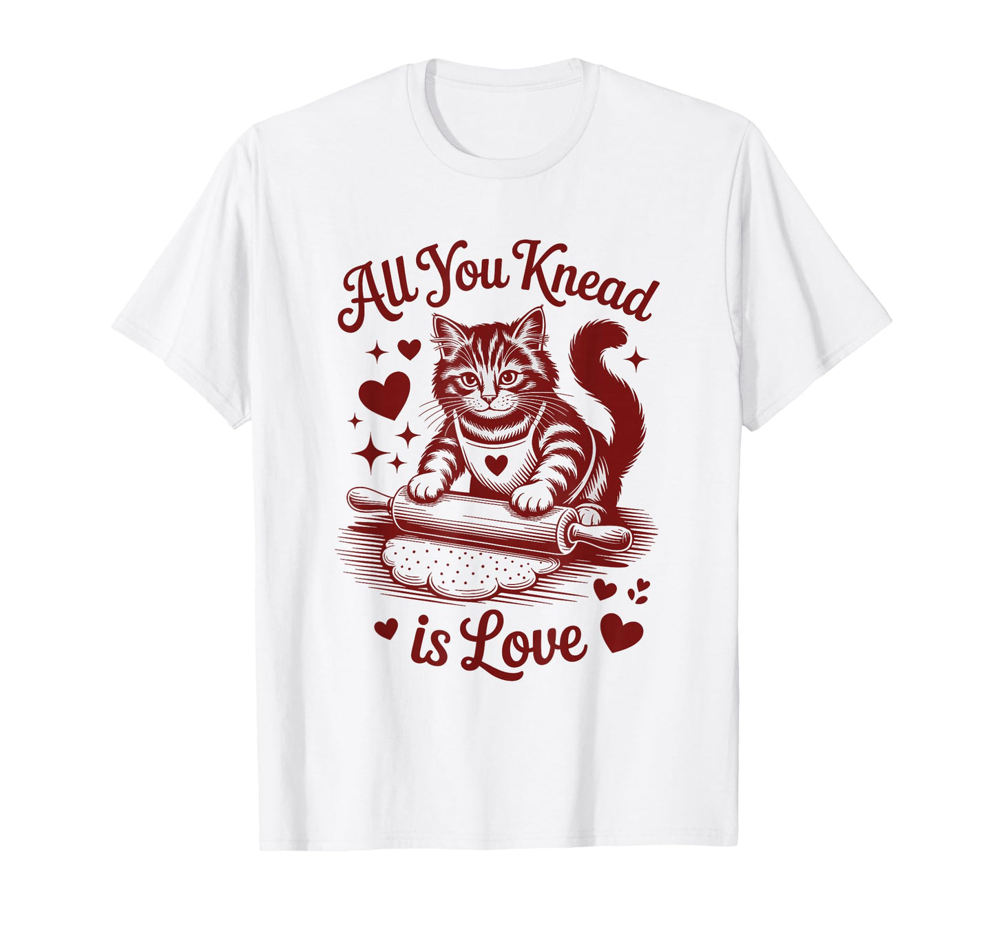 All You Knead is Love Cat T-Shirt