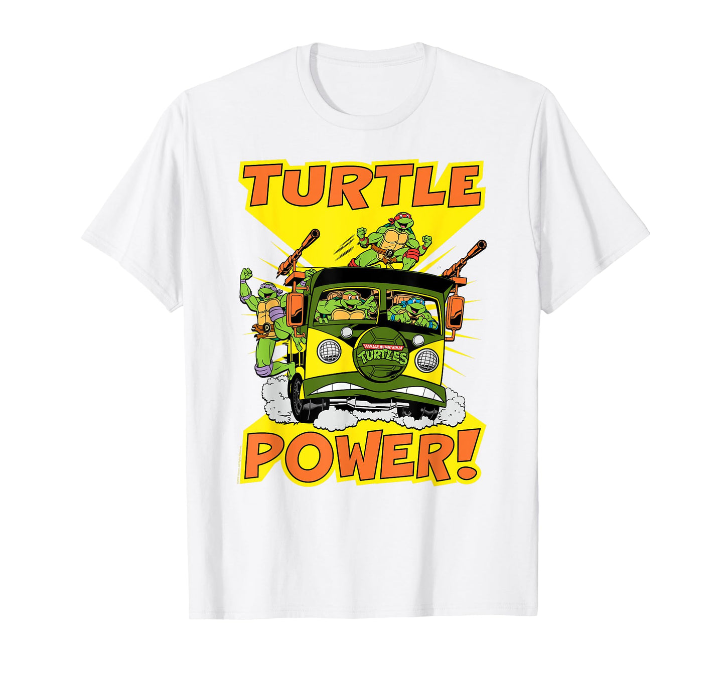 Teenage Mutant Ninja Turtles Turtle Power Van Retro T-Shirt