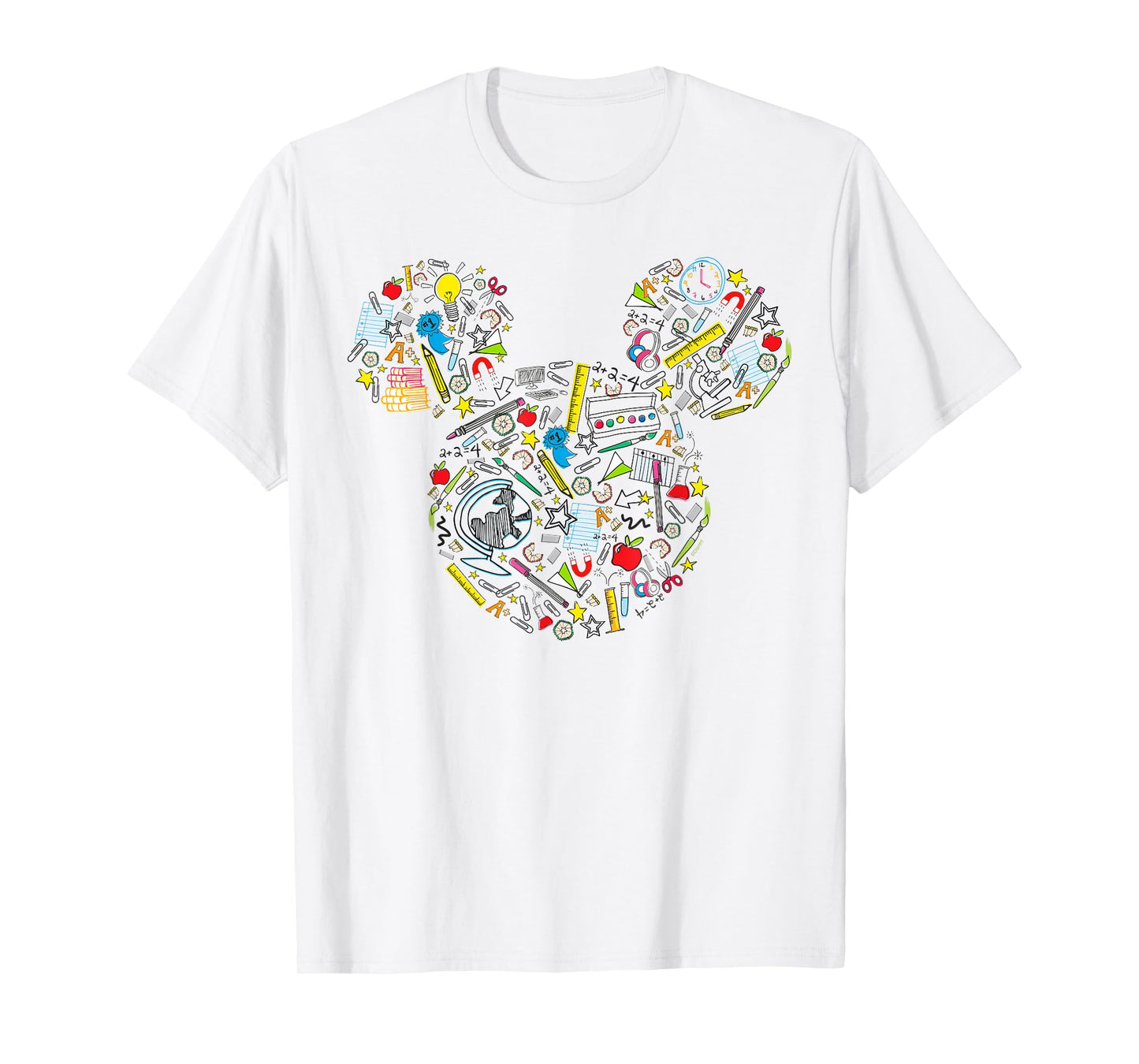 Disney Mickey Mouse Icon First 100 Days of School 100th Day T-Shirt