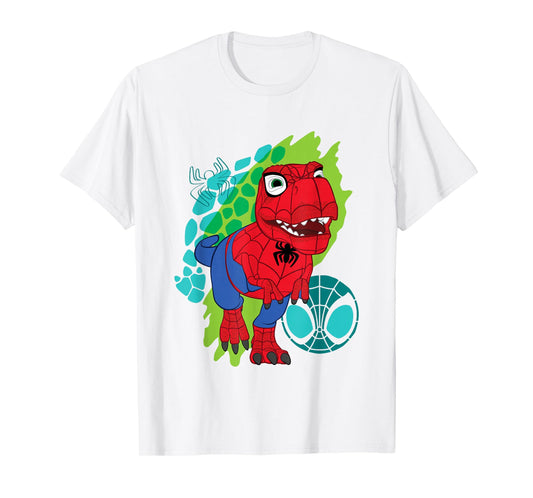 Marvel Spidey And His Amazing Friends Spider-Rex Cute Shot T-Shirt