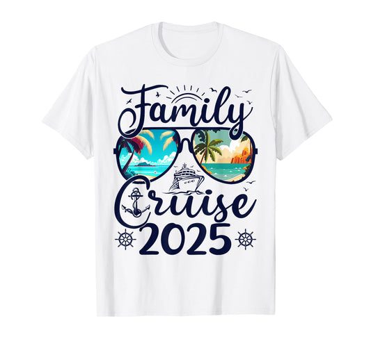 Family Cruise 2025 Summer Vacation Matching Family Cruise Men Women Kids T-Shirt