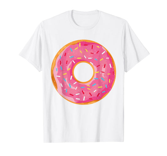 Donut Shirt Adult Kids Men Women Doughnut Costume T-Shirt