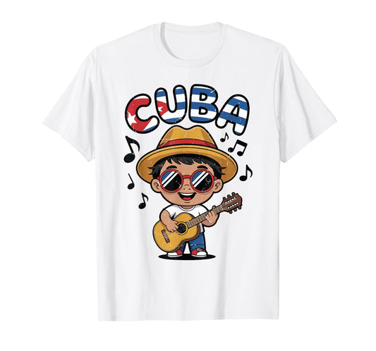 Cuba Boy Cuban Hispanic Heritage Month Cuba Flag Toddler Boy T-Shirt