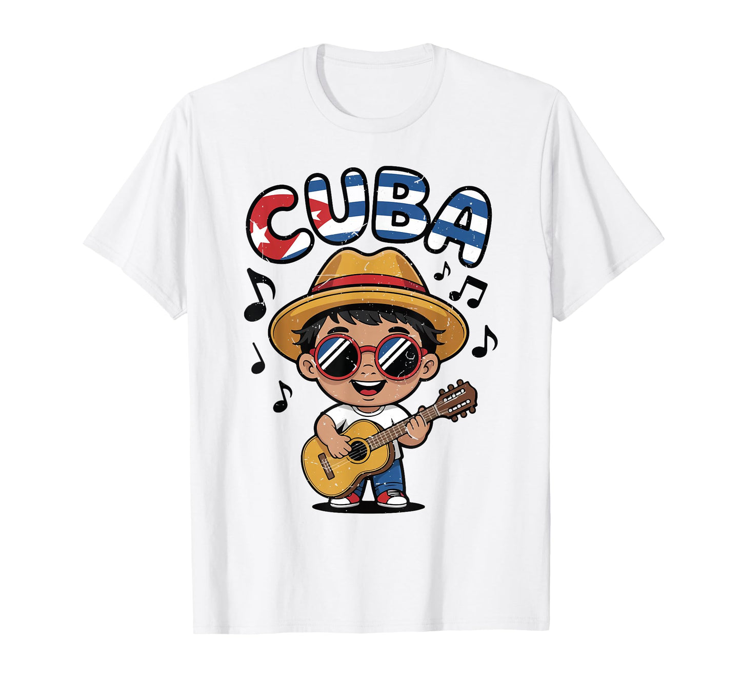 Cuba Boy Hispanic Heritage Month Cuban Flag Boy Toddler T-Shirt