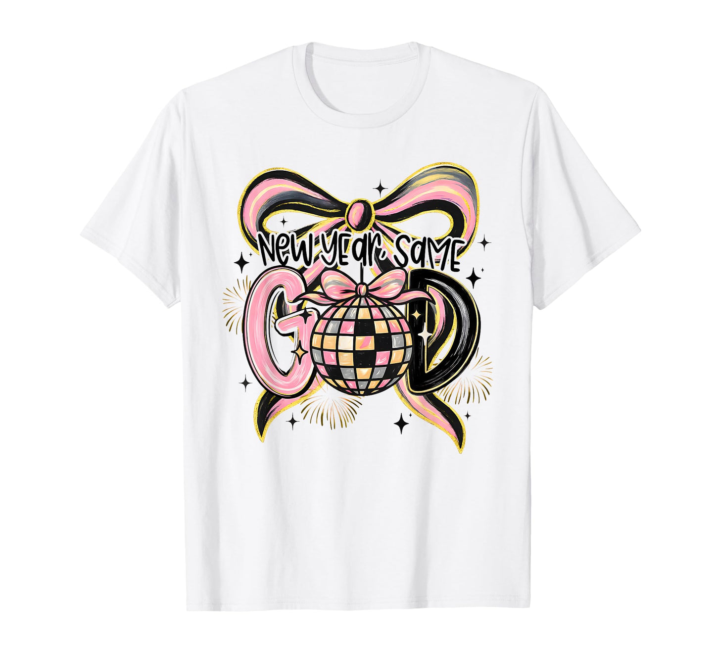 New Year Same God Jesus Christian Faith Happy New Year 2026 T-Shirt