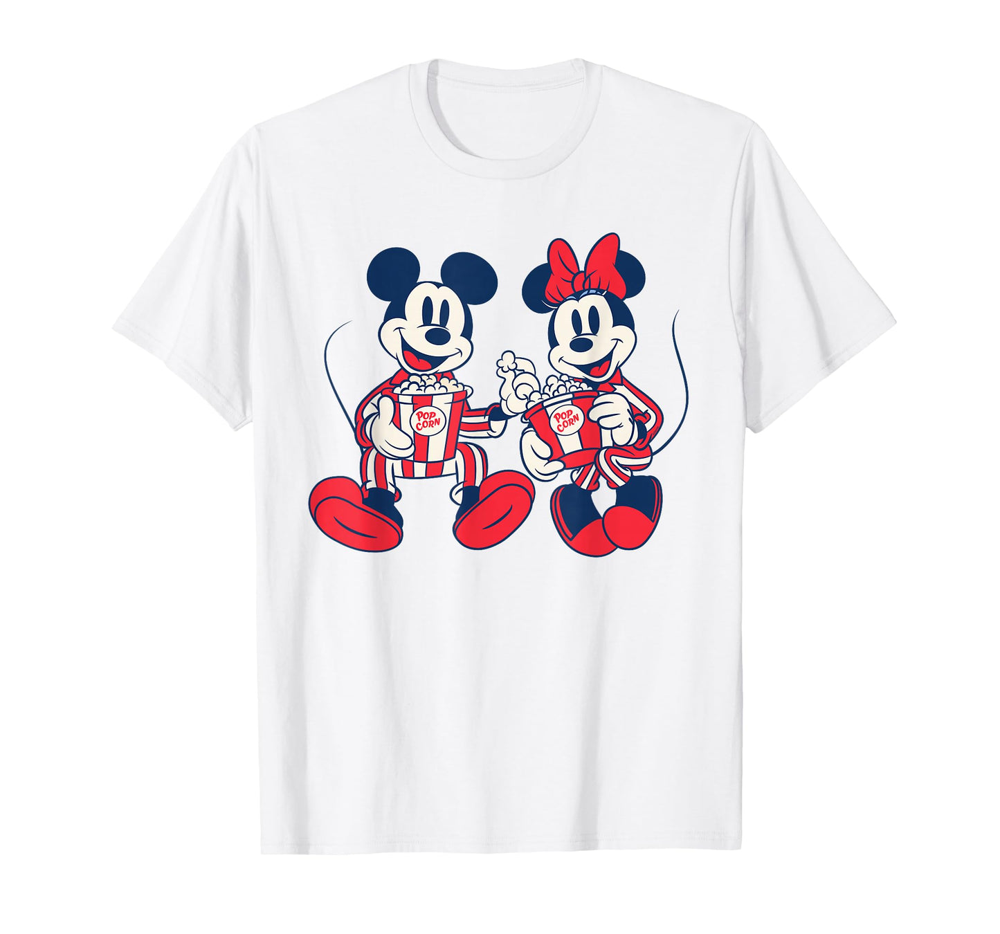 Disney Mickey & Minnie Pajamas and Popcorn Cozy PJs Night T-Shirt