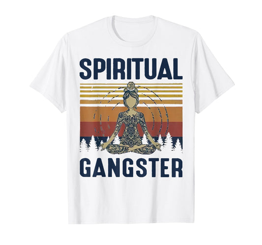 Yoga Girls Spiritual Gangsters Vintage Yoga Lover T-Shirt