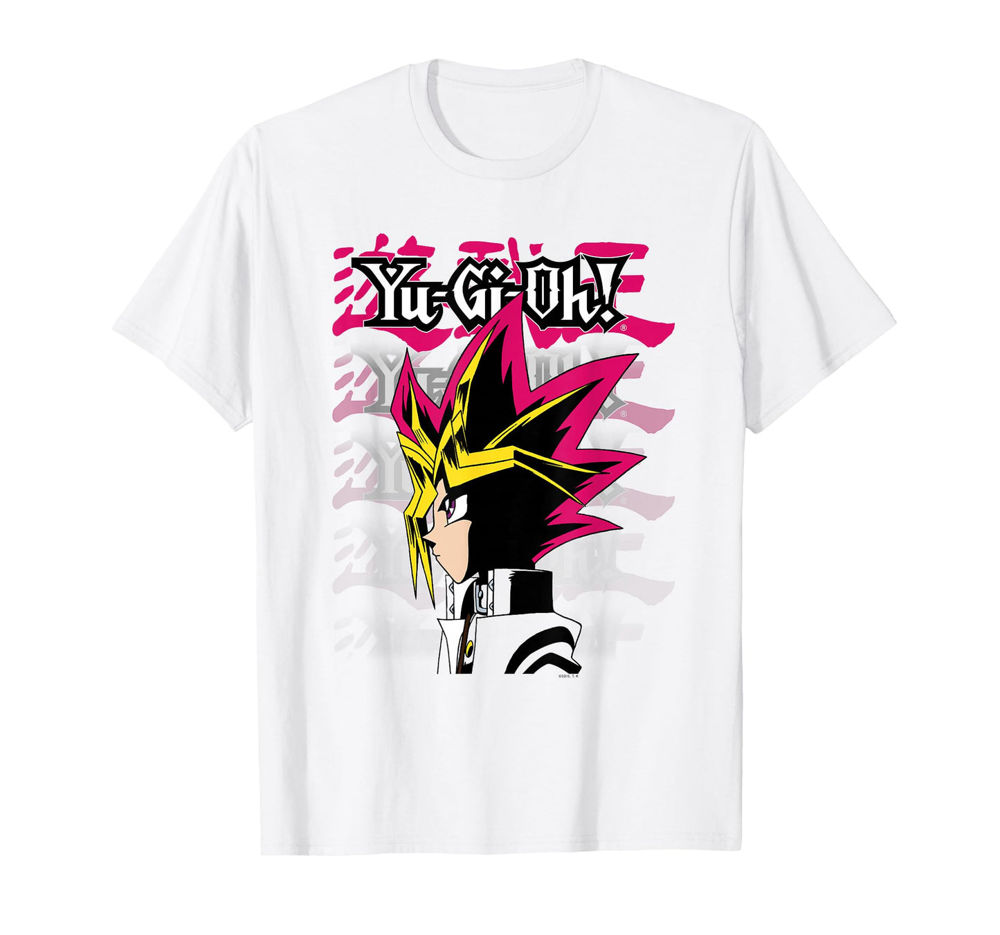 Yu-Gi-Oh! Duel Monsters Yugi Colorful Repeating Logo Anime T-Shirt