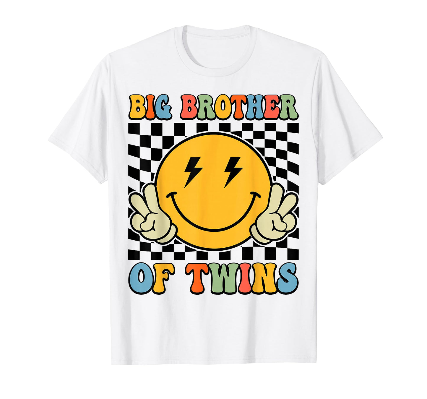 Big Brother Of Twins Older Brother of Twin Announcement T-Shirt