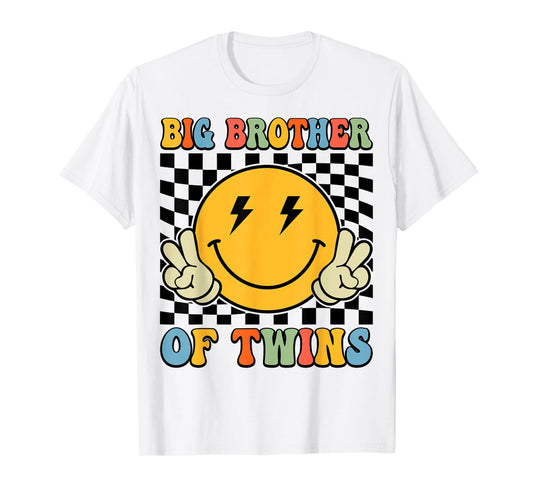 Big Brother Of Twins Older Brother of Twin Announcement T-Shirt