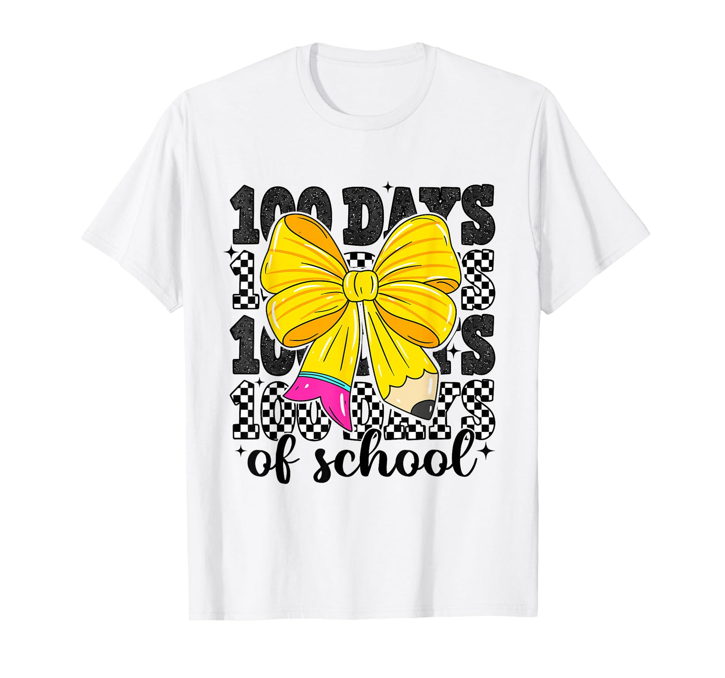 100 Days of School Preppy 100th Day of School Teacher Kids T-Shirt