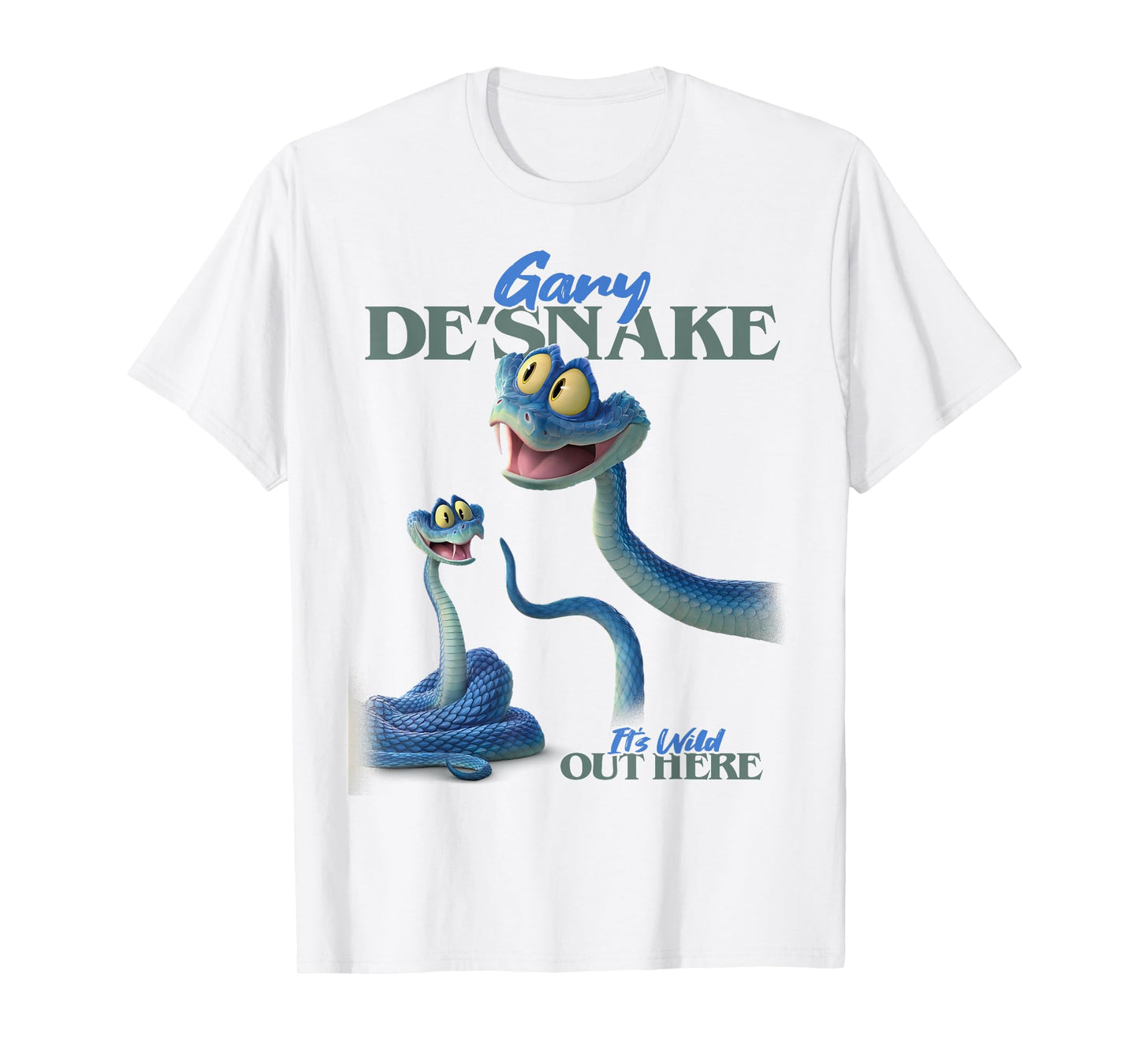Disney Zootopia 2 Gary De'Snake It's Wild Out Here Smiling T-Shirt