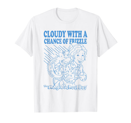 The Magic School Bus Cloudy with a Chance of Frizzle Cartoon T-Shirt