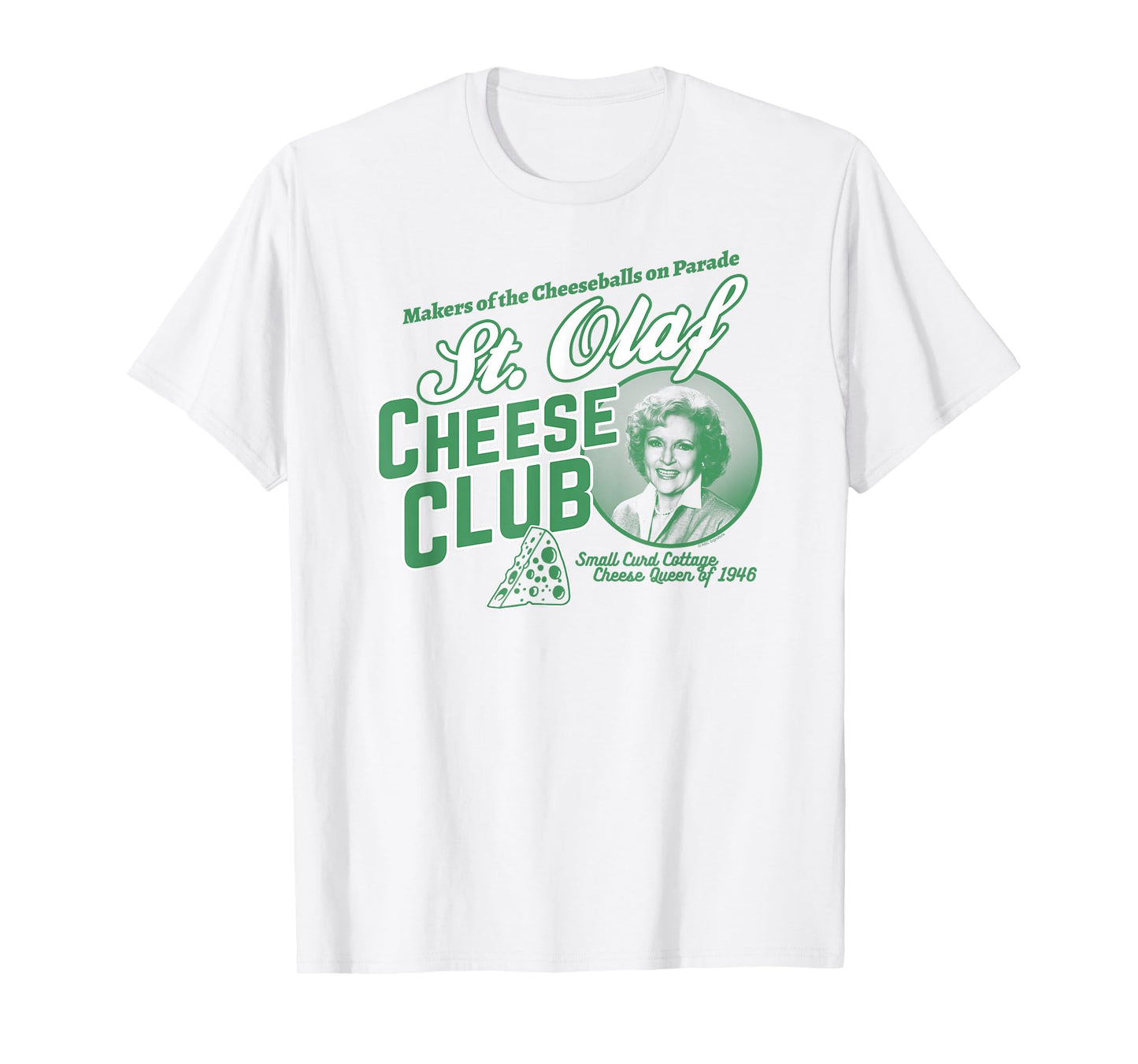 The Golden Girls St. Olaf Cheese Club Rose TV Show T-Shirt