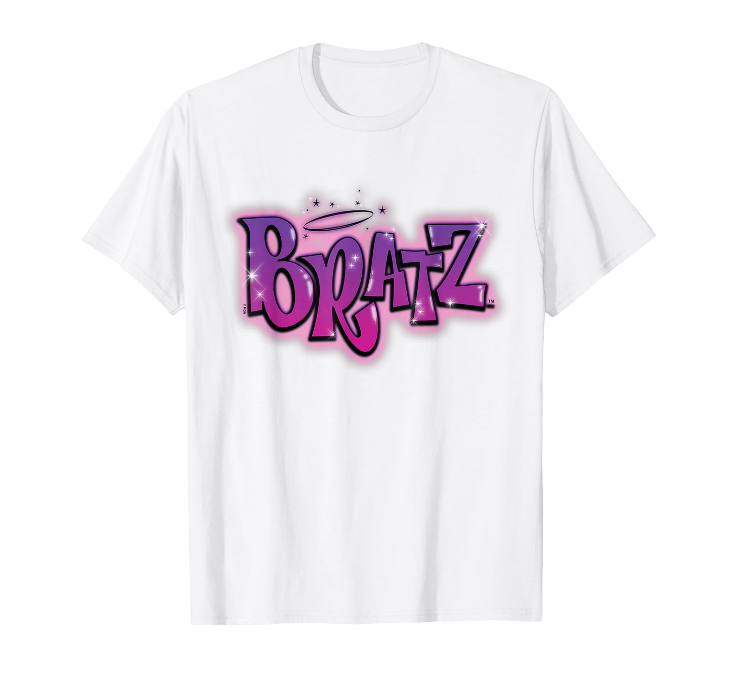 Bratz - Airbrush Pink and Purple Logo T-Shirt