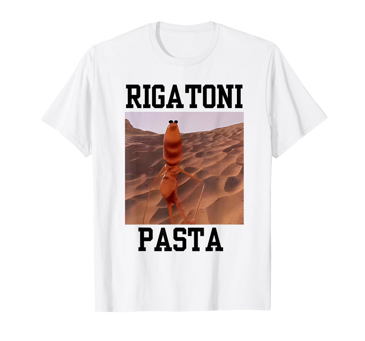 Funny Marcus The Worm Rigatoni Pasta Robert Meme Trendy Art T-Shirt