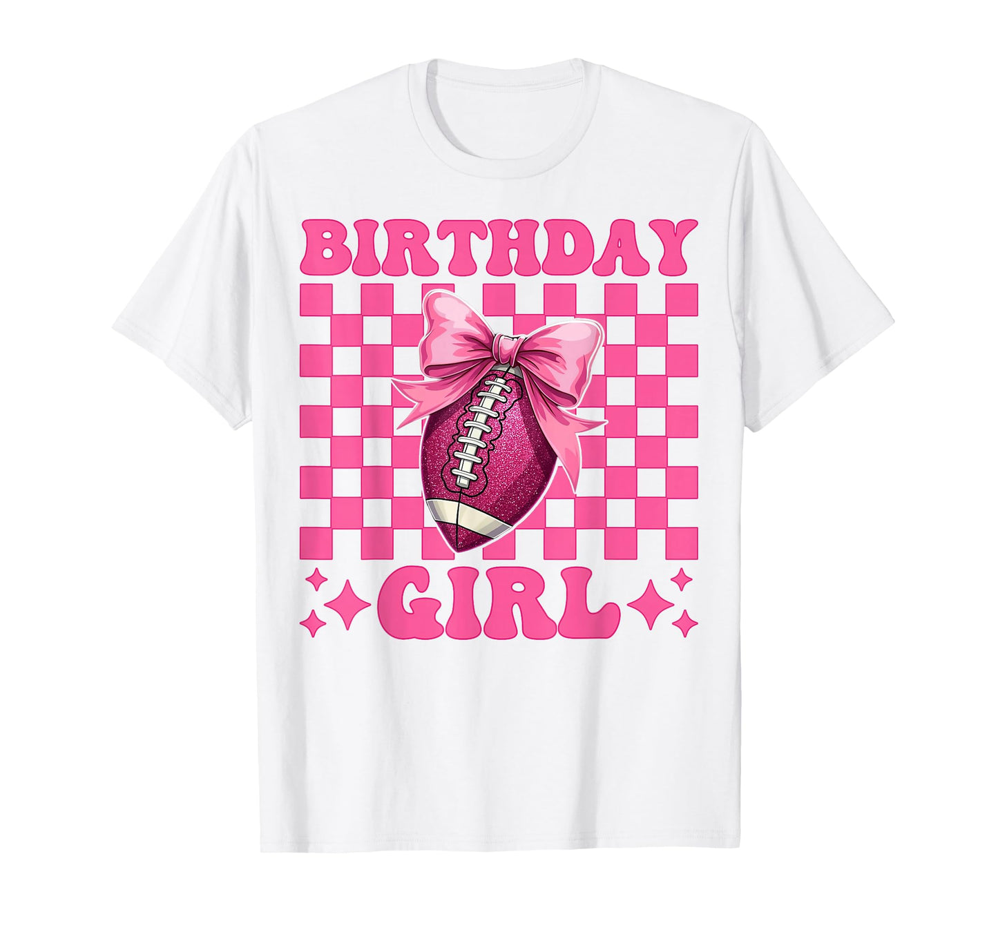 Birthday Girl American Football Girl T-Shirt