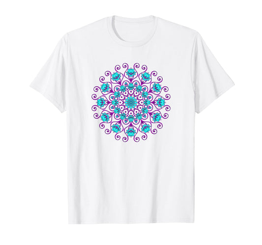 Lotus Flower Mandala Yoga Meditation Awareness Zen T-shirt T-Shirt
