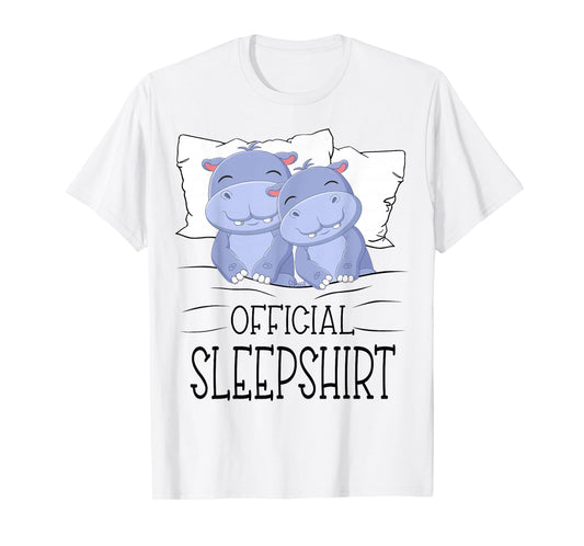 Hippo Hippopotamus Hippos Sleep Pajamas Gifts For Men Women T-Shirt