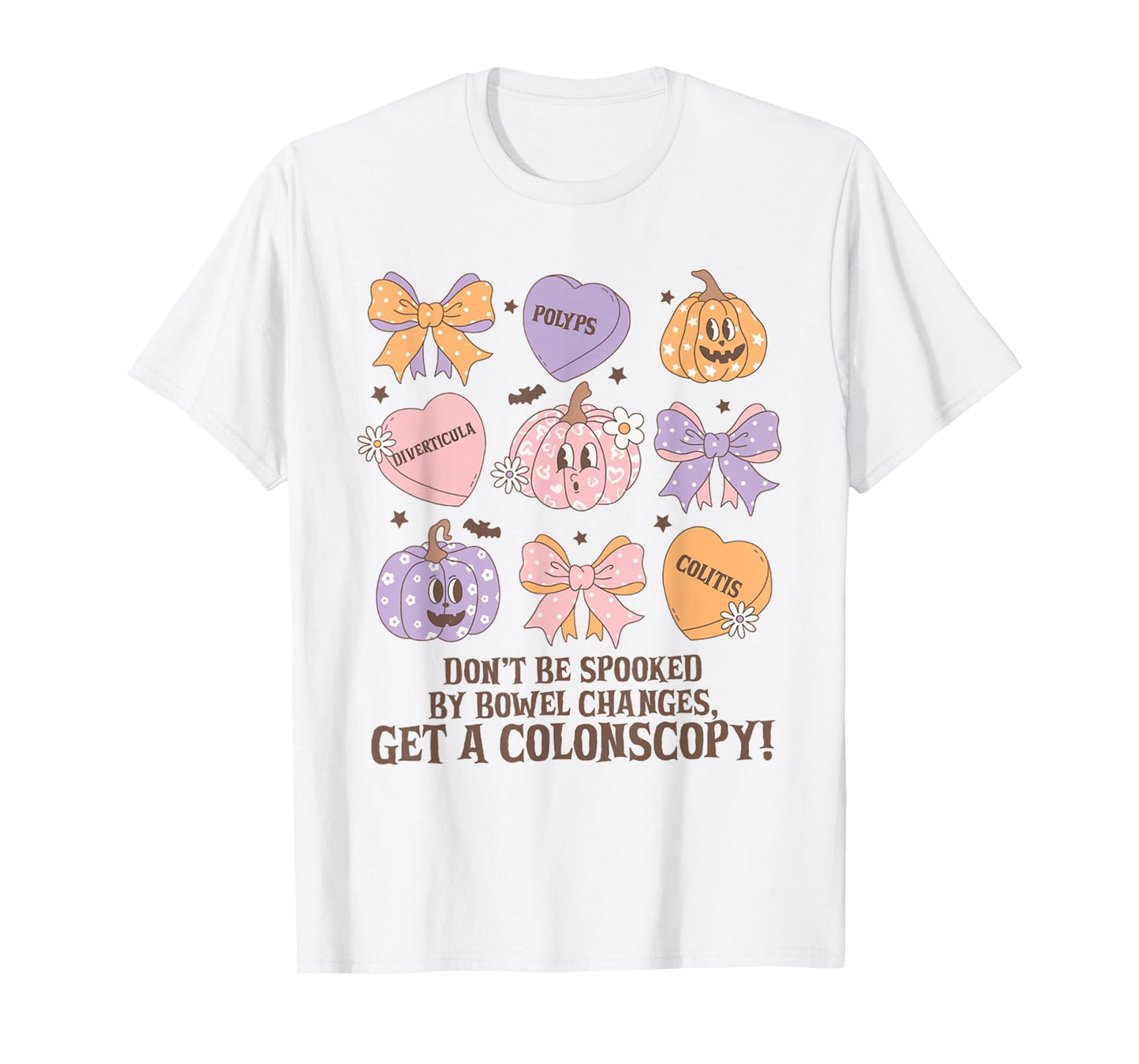 GI Nurse Halloween Get A Colonscopy Gastroenterology Pumpkin T-Shirt