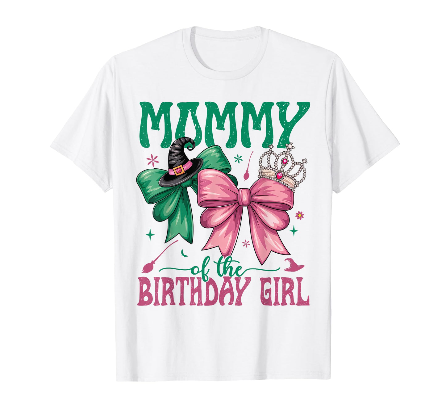 Mommy Of The Birthday Girl Matching Witch Family Bday Part T-Shirt