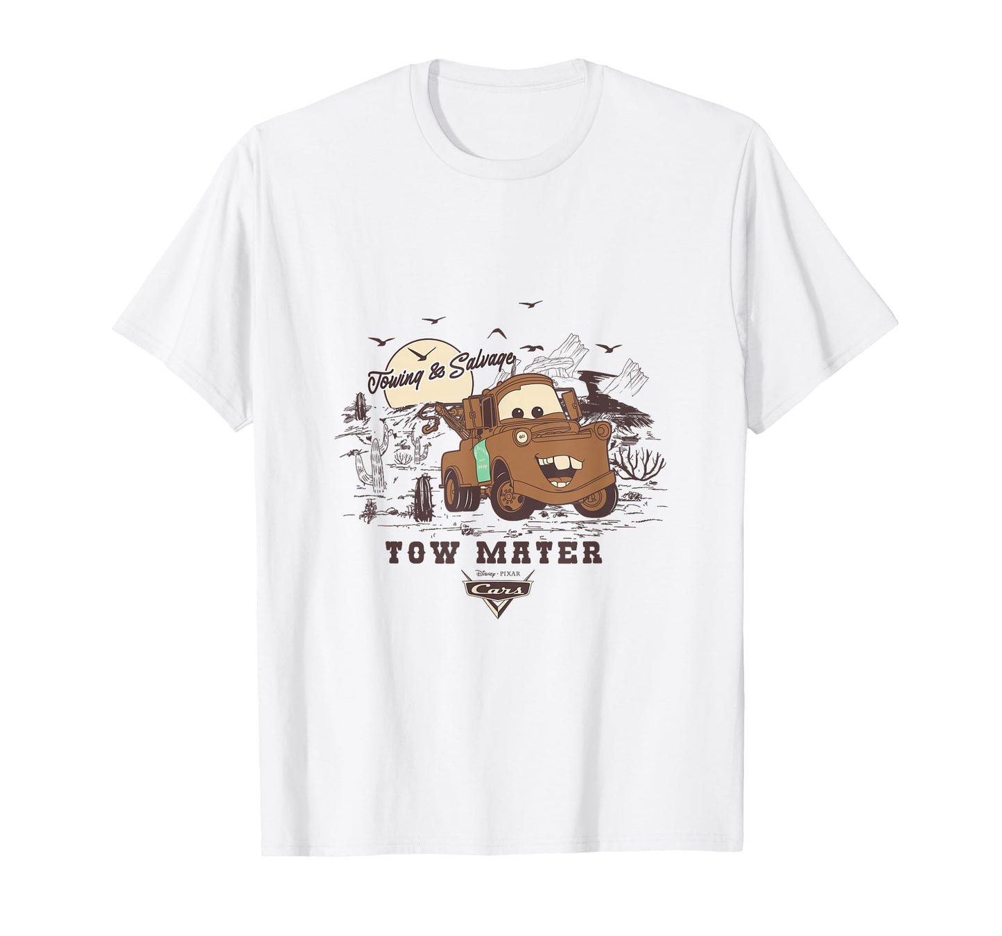 Disney Pixar Cars Tow Mater Towing and Salvage T-Shirt