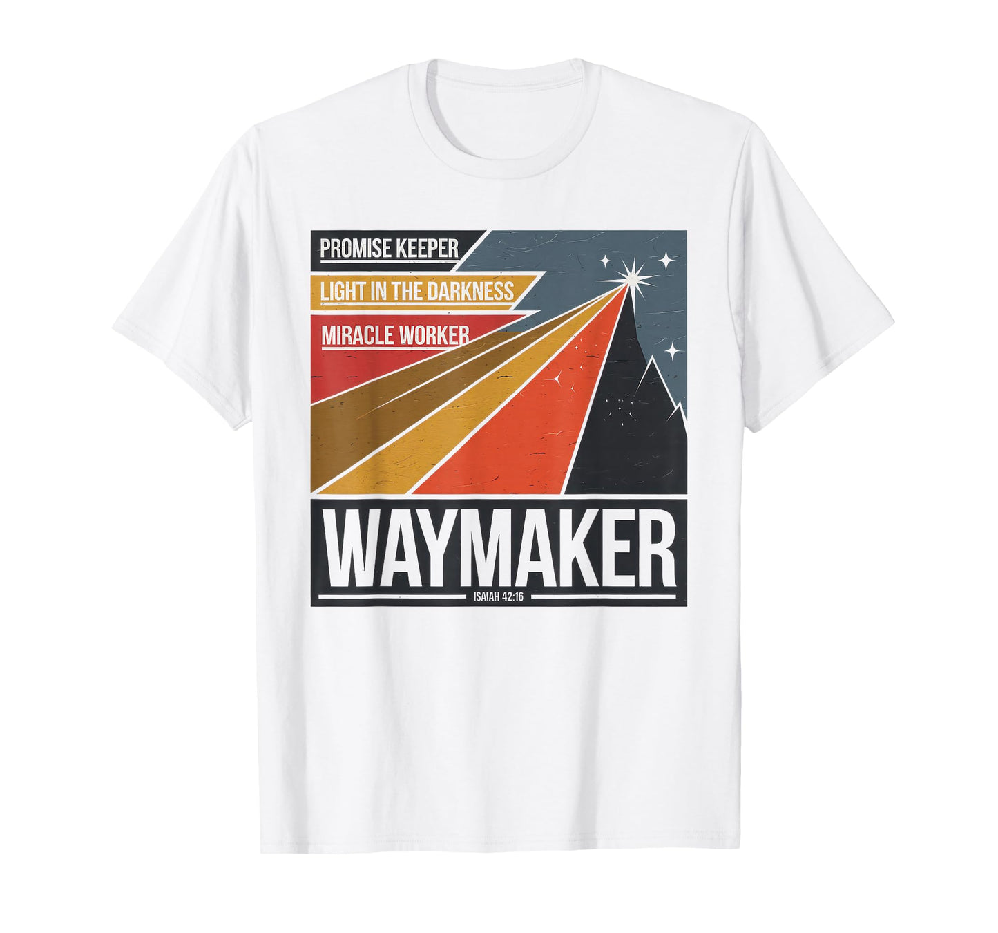 Waymaker Tshirt Promise Keeper Miracle Worker God Christian T-Shirt