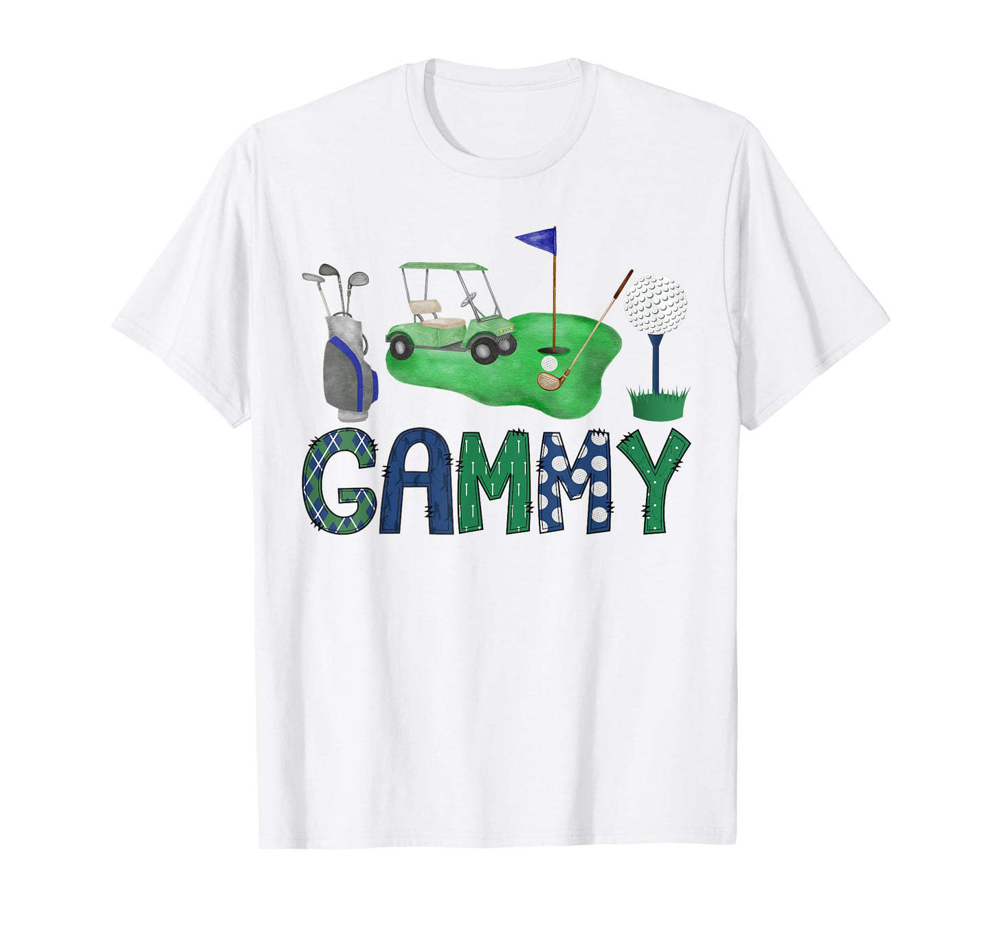 Gammy Of The Birthday Boy Hole in One Golf Sport Matching T-Shirt