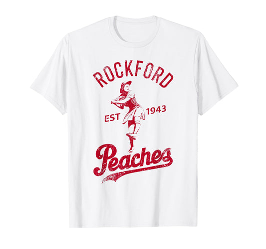 Rockford 1943 Peaches Vintage T-Shirt