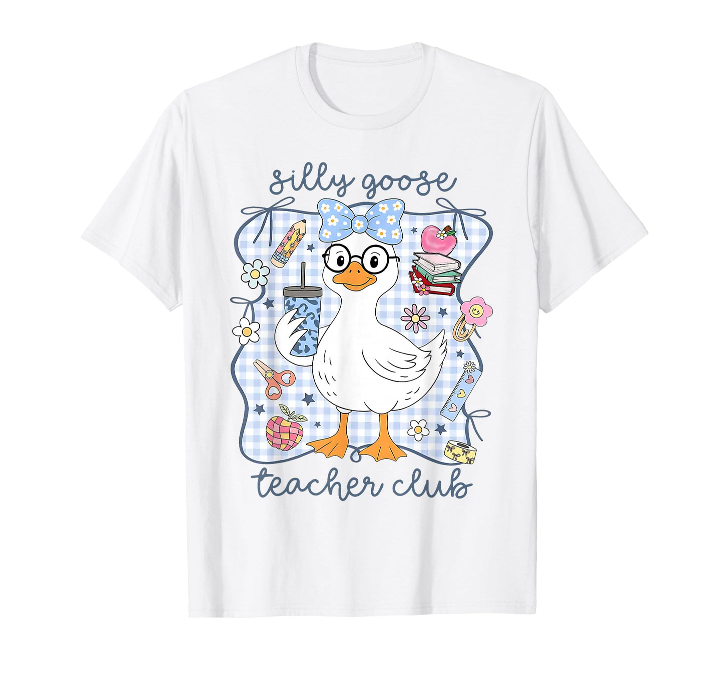 Silly Goose Teacher Club Back to School Funny First Day T-Shirt