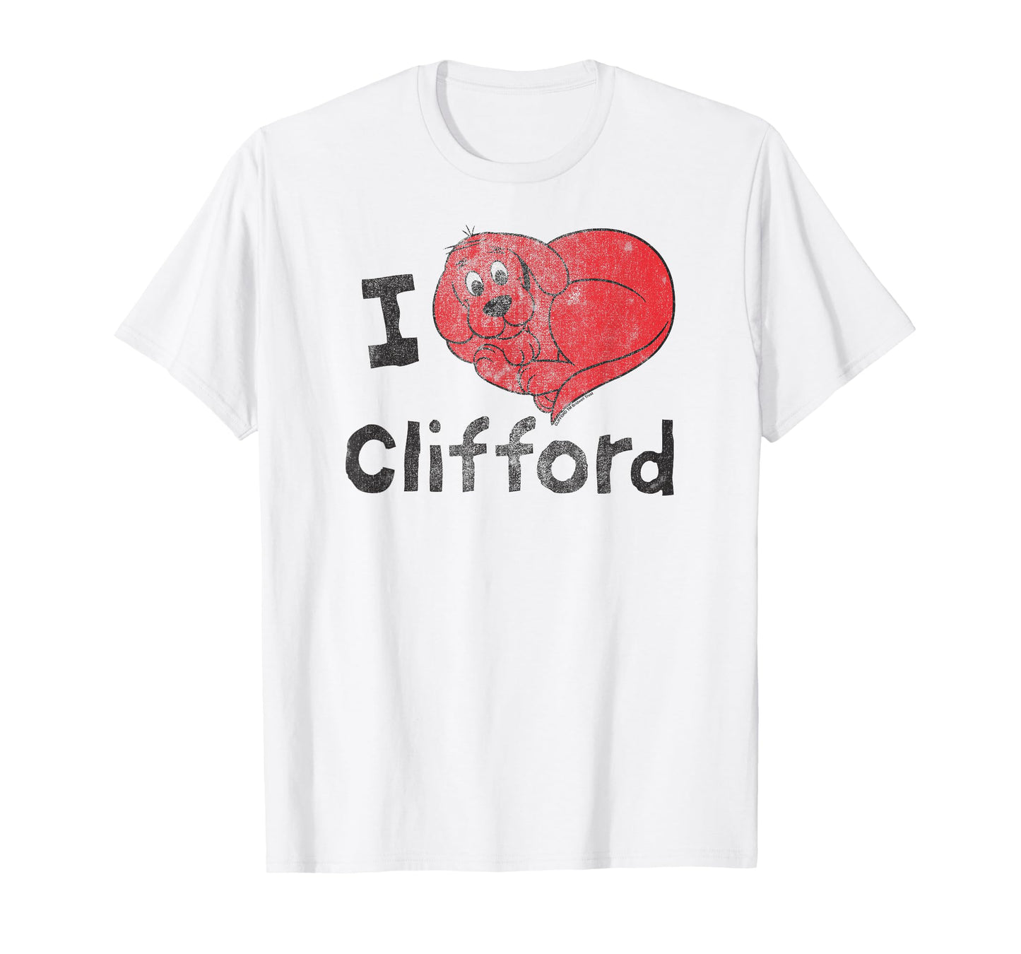 Clifford The Big Red Dog I Heart Clifford Childrens Books T-Shirt