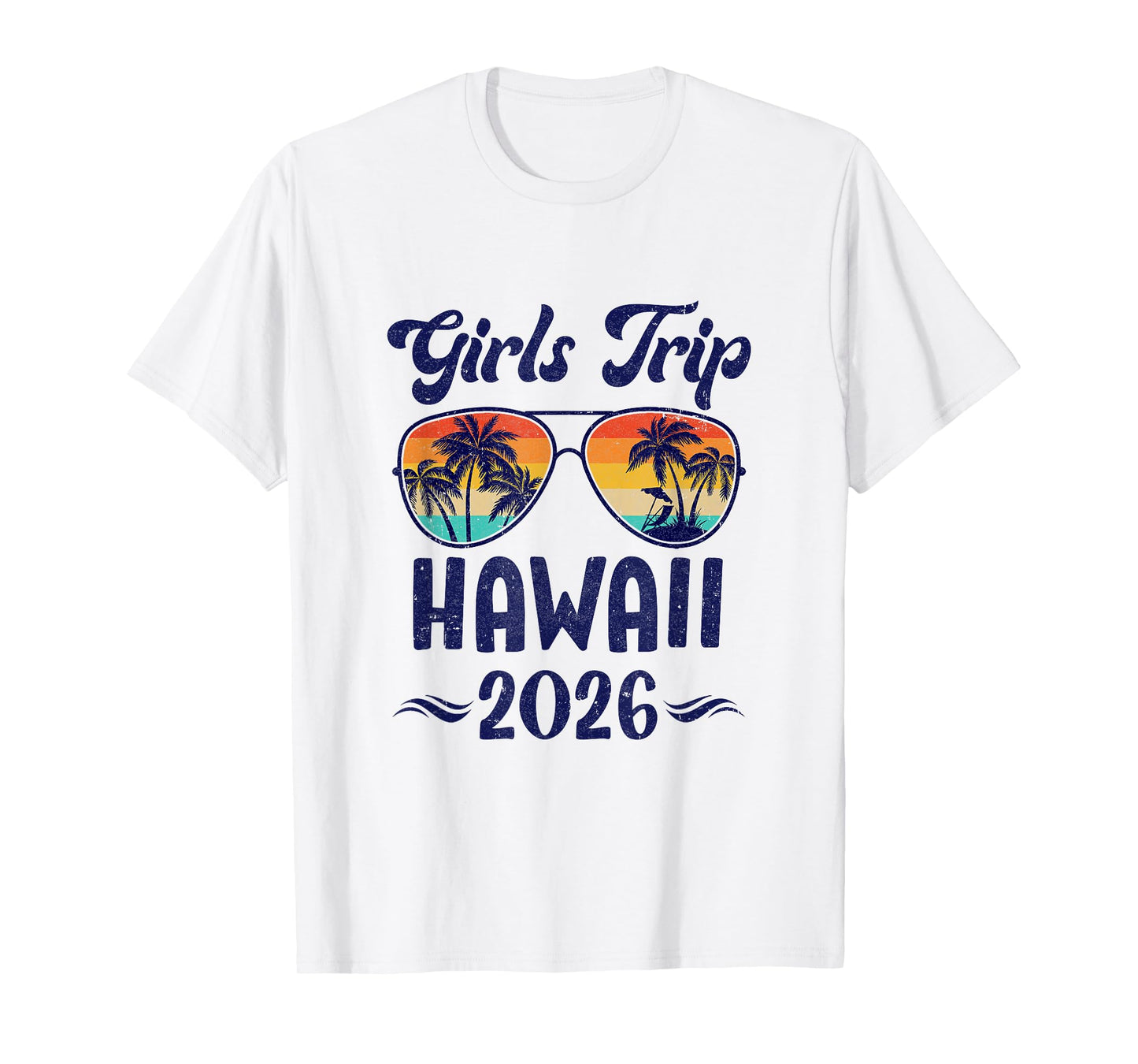 Hawaii Girls Trip Beach Vacation 2026 Matching Group T-Shirt