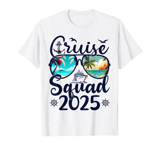 Cruise Squad 2025 Summer Vacation Matching Family Cruise T-Shirt