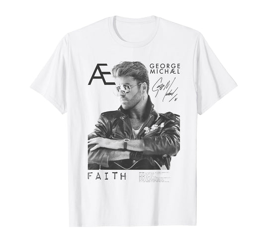 George Michael Signature Faith Graphic T-Shirt
