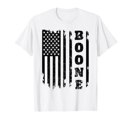 Boone Family Name I Love Boone Personalized Vintage T-Shirt