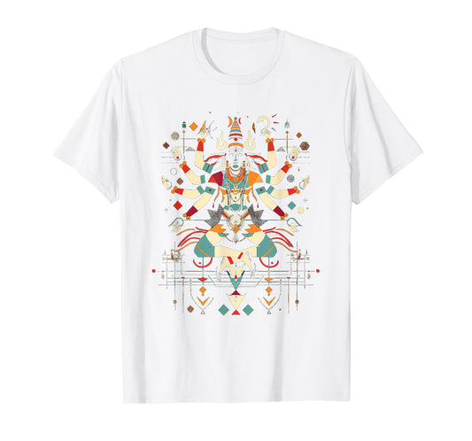 Shiva spiritual hindu god tandava dance yoga meditation T-Shirt