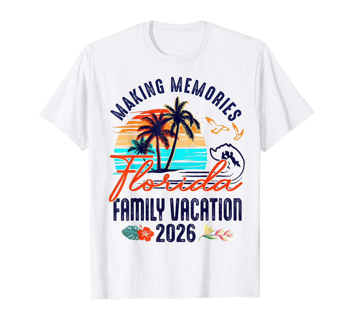 Family Florida Vacation 2026 Summer Vacation Matching Group T-Shirt