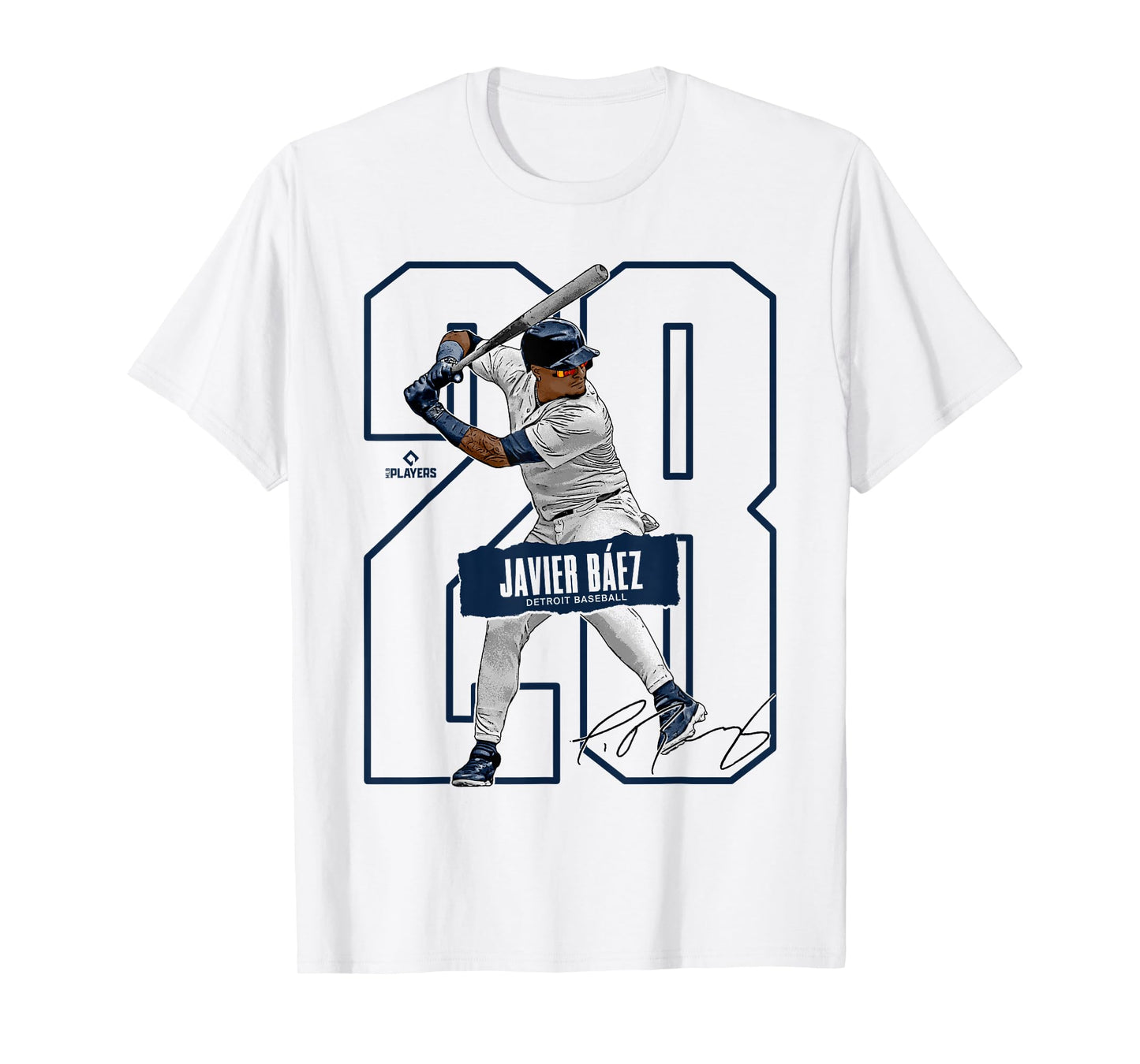 Javier Báez | Detroit Baseball Players | MLBJAV302N T-Shirt
