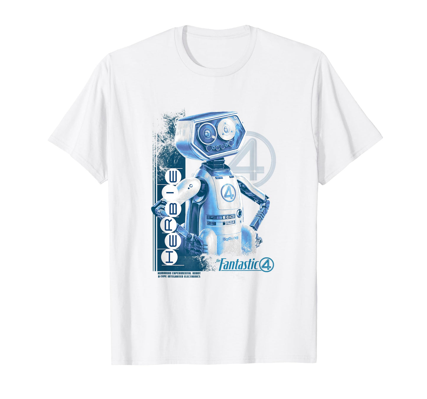 Marvel The Fantastic Four: First Steps Herbie Vintage T-Shirt